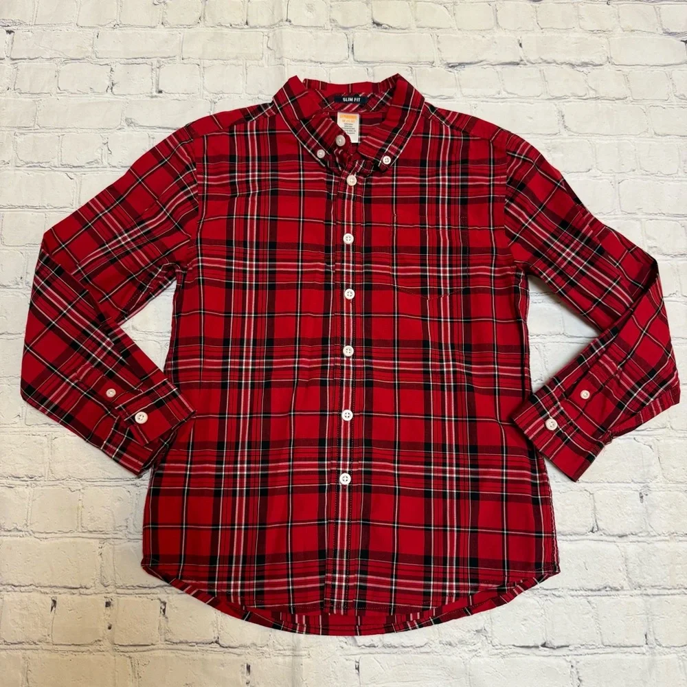 Gymboree Plaid Button Down